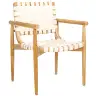 White / Natural Teak