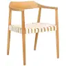 White / Natural Teak