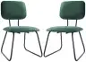 Malachite Green Velvet / Matte Black