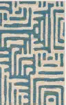 Ivory / Light Blue
