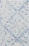Blue / Ivory