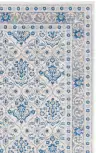 Ivory / Blue