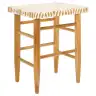 White / Natural Teak