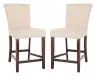 Beige / Chrome Ring / Espresso Legs