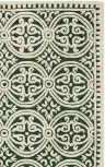 Dark Green / Ivory