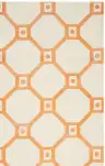 Ivory / Orange