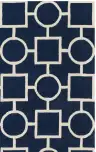 Dark Blue / Ivory