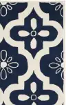 Dark Blue / Ivory