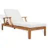 White / Natural Teak