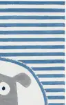Ivory / Blue