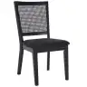 Black / Black Rattan