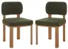 Dark Green / Light Walnut