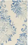 Beige / Blue