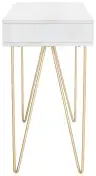 White Washed / Brass