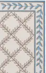 Ivory / Light Blue