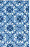 Blue / Ivory