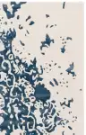 Blue / Ivory
