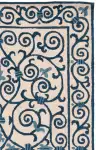 Ivory / Dark Blue
