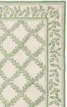 Ivory / Light Green
