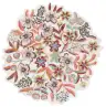 Ivory / Pink