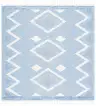 Ivory / Light Blue
