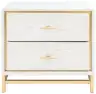 White Washed / Brass