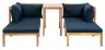 Natural / Navy Blue