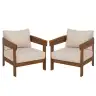 Teak Brown / Cream