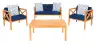 Natural / Navy Blue