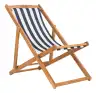 Natural / Navy Blue Stripe