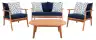 Natural / Navy Blue