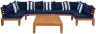 Natural / Navy Blue