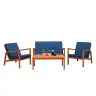 Natural / Navy Blue