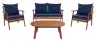 Natural / Navy Blue
