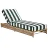 Tan / Hunter Green Stripe