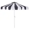 Navy Blue Striped / White