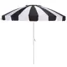 Black Striped / White
