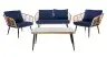 Natural / Navy Blue