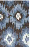 Dark Brown / Blue