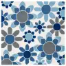 Ivory / Blue
