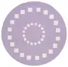 Purple / Ivory